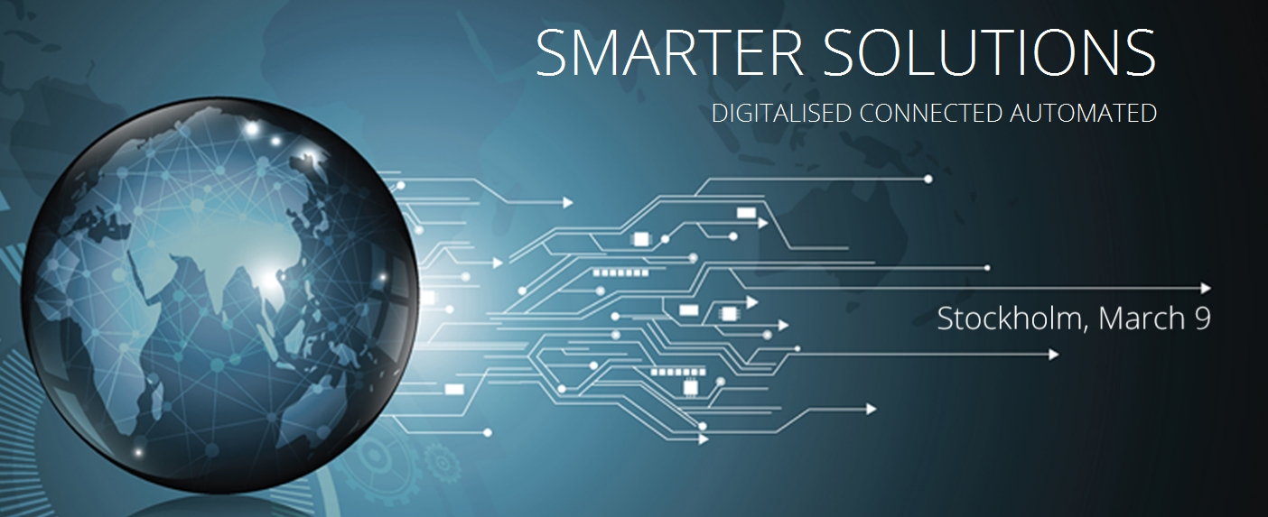 CTO Hendrik Höfer will talk on “Smarter Solutions 2017” in Stockholm
